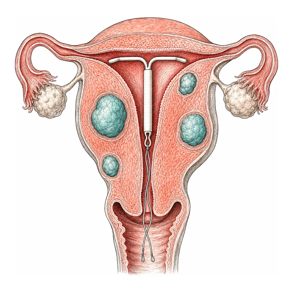 مزایا و معایب استفاده از IUD میرنا برای فیبروم رحمی
