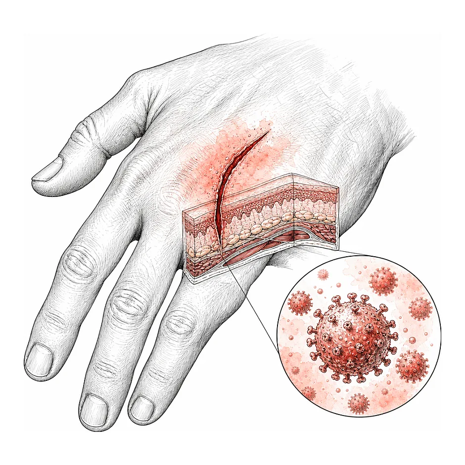 انتقال HIV از طریق بریدگی سطحی - آیا خطری وجود دارد؟