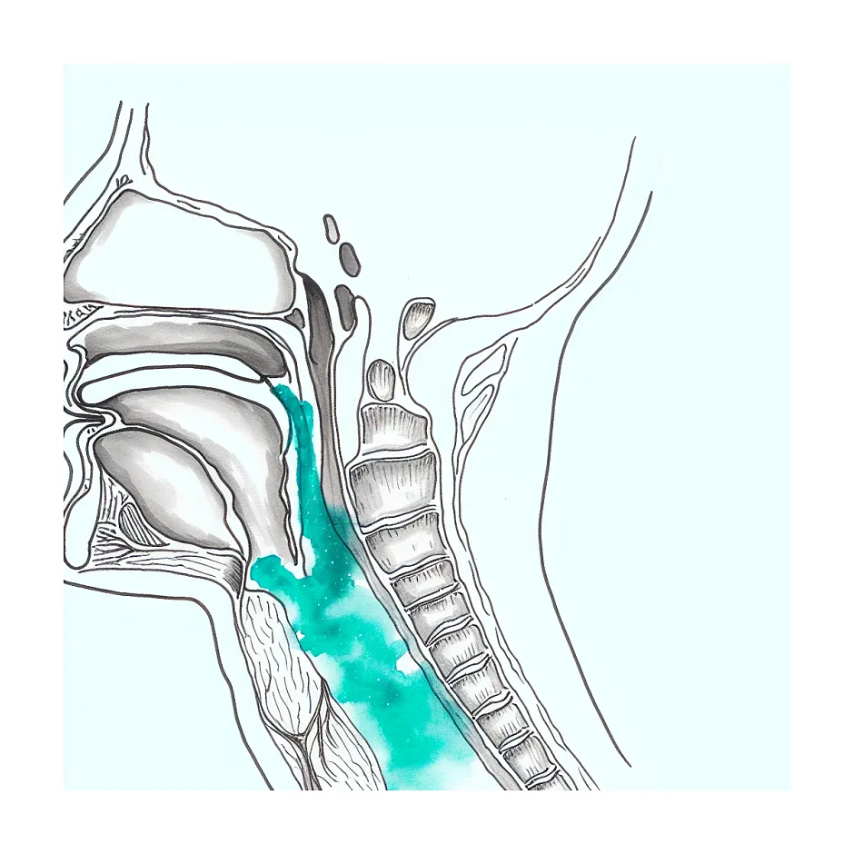 احساس گیر کردن مو در گلو و مشکل بلع بعد سرماخوردگی