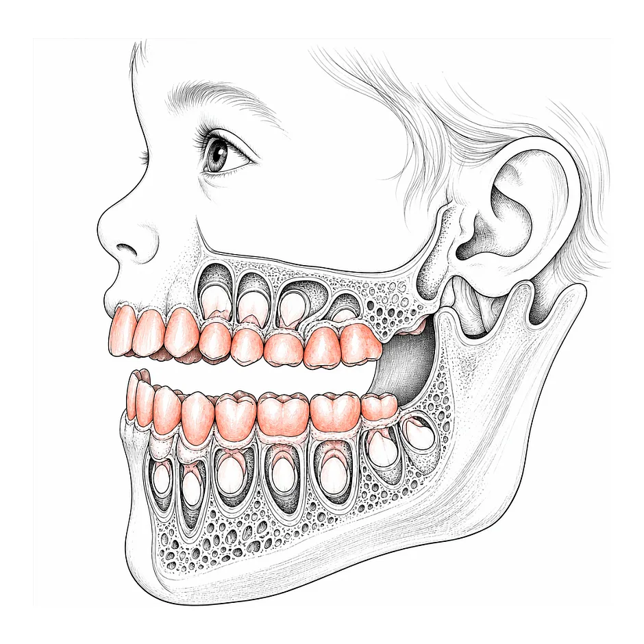 علل عدم نیامدن دندان‌های شیری چیست؟