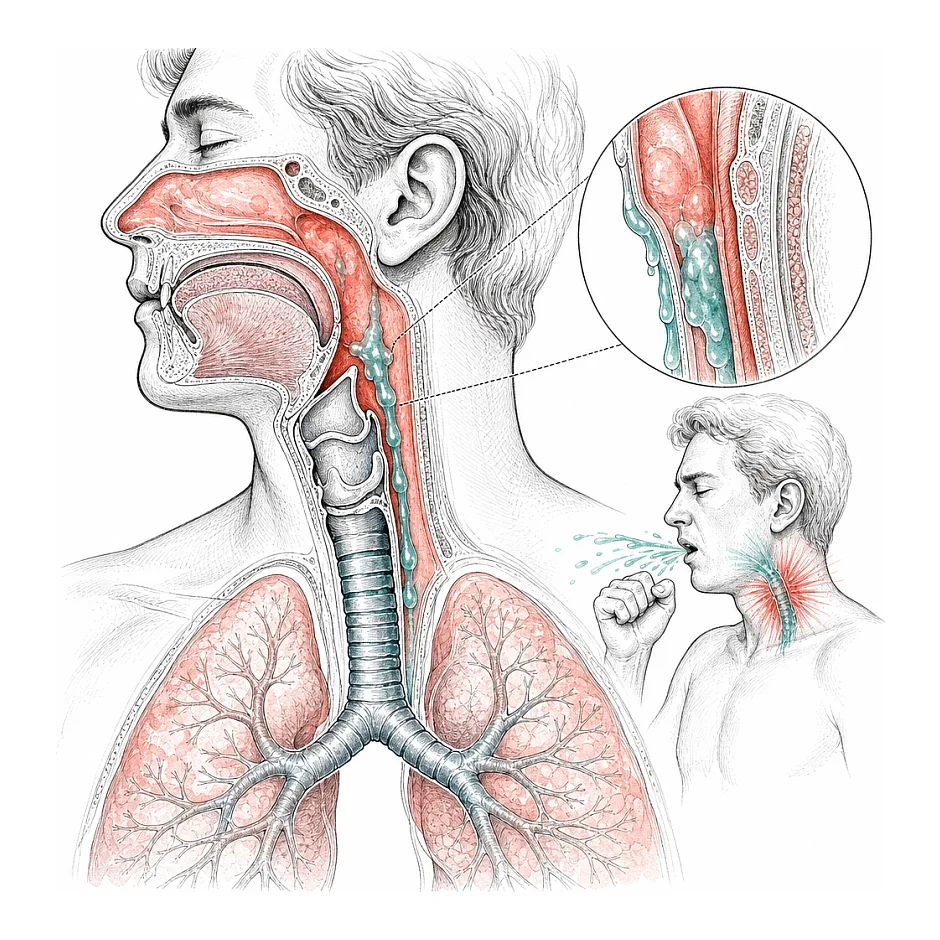 خلط پشت حلق و سرفه در بیمار روماتیسمی؛ چه خطراتی دارد؟