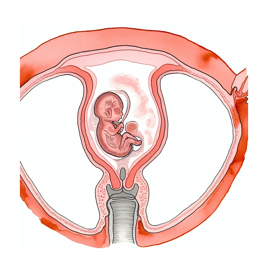 فشار دادن شکم در بارداری و خطر برای جنین