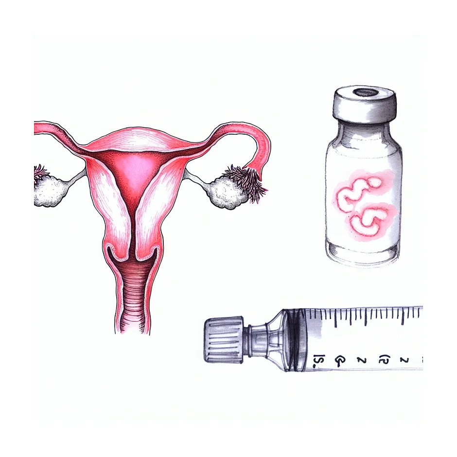 آمپول دکاپپتیل قبل از IVF و قطع قاعدگی