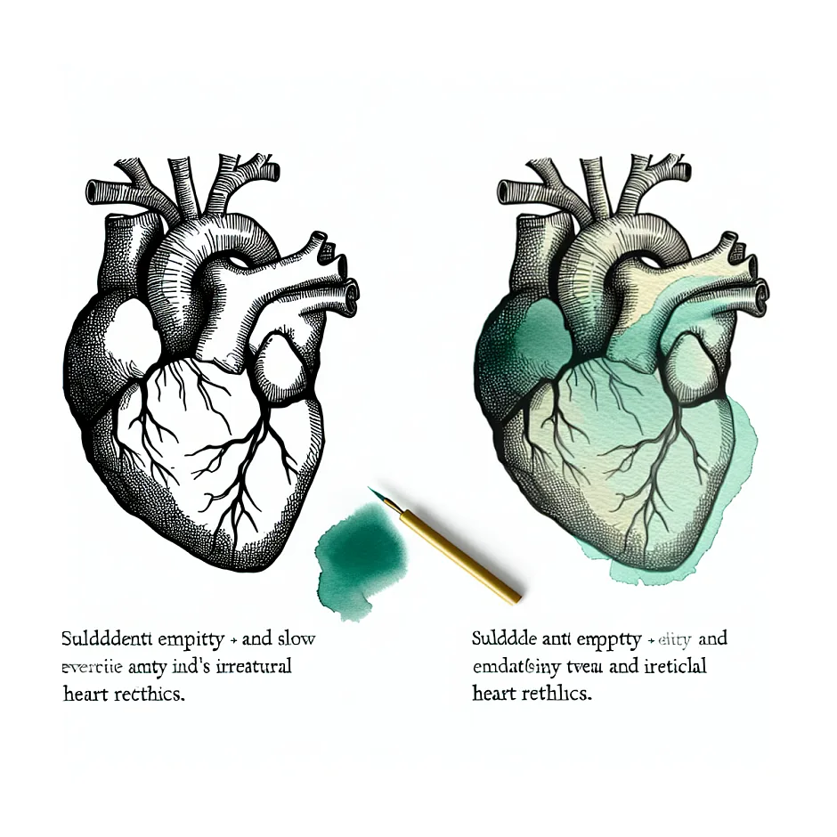 علت خالی شدن ناگهانی دل و هری‌ریزش قلب
