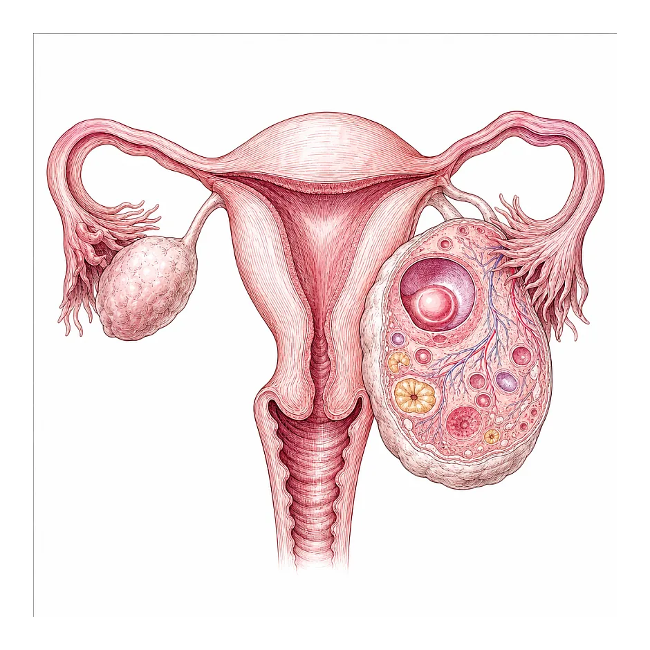احتمال آزاد شدن تخمک با فولیکول 21 میلیمتری در سیکل 13