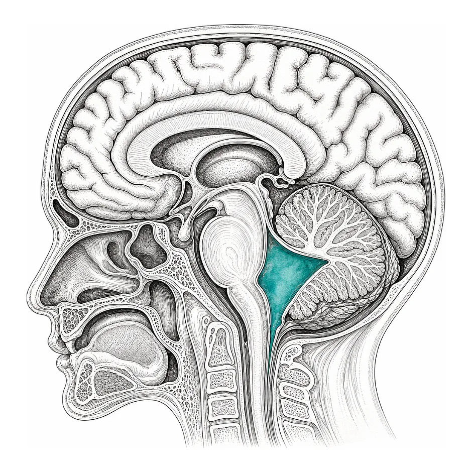تفسیر اتساع بطن چهارم سر در نتایج CT Scan | کارشناسی پزشکی