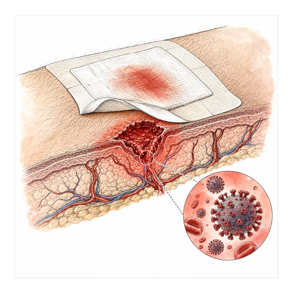 استفاده از چسب زخم و خطر انتقال HIV