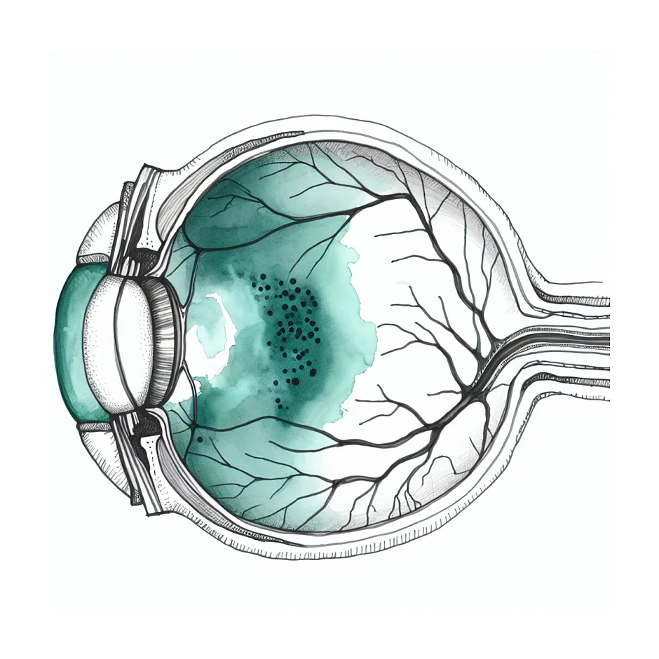 لرزش دید، مگس‌پران و مورمور شدن دست و پا