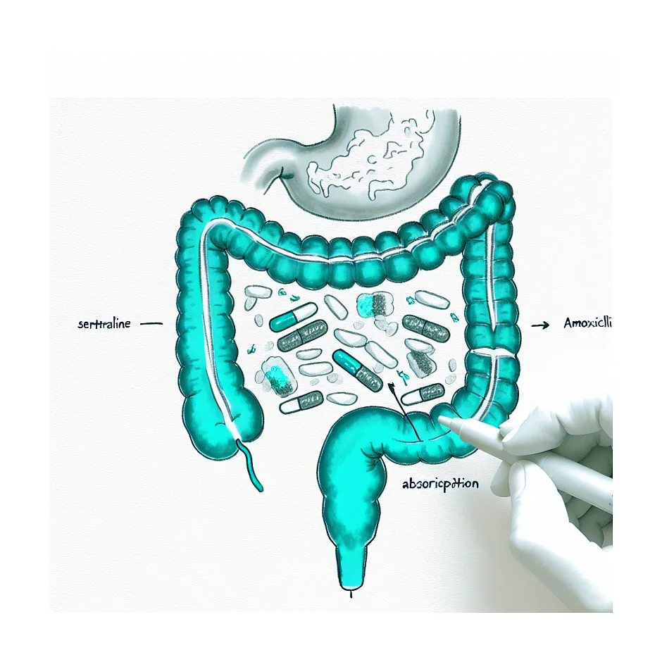 تداخل سرترالین و آموکسی‌سیلین — آیا خطر دارد؟