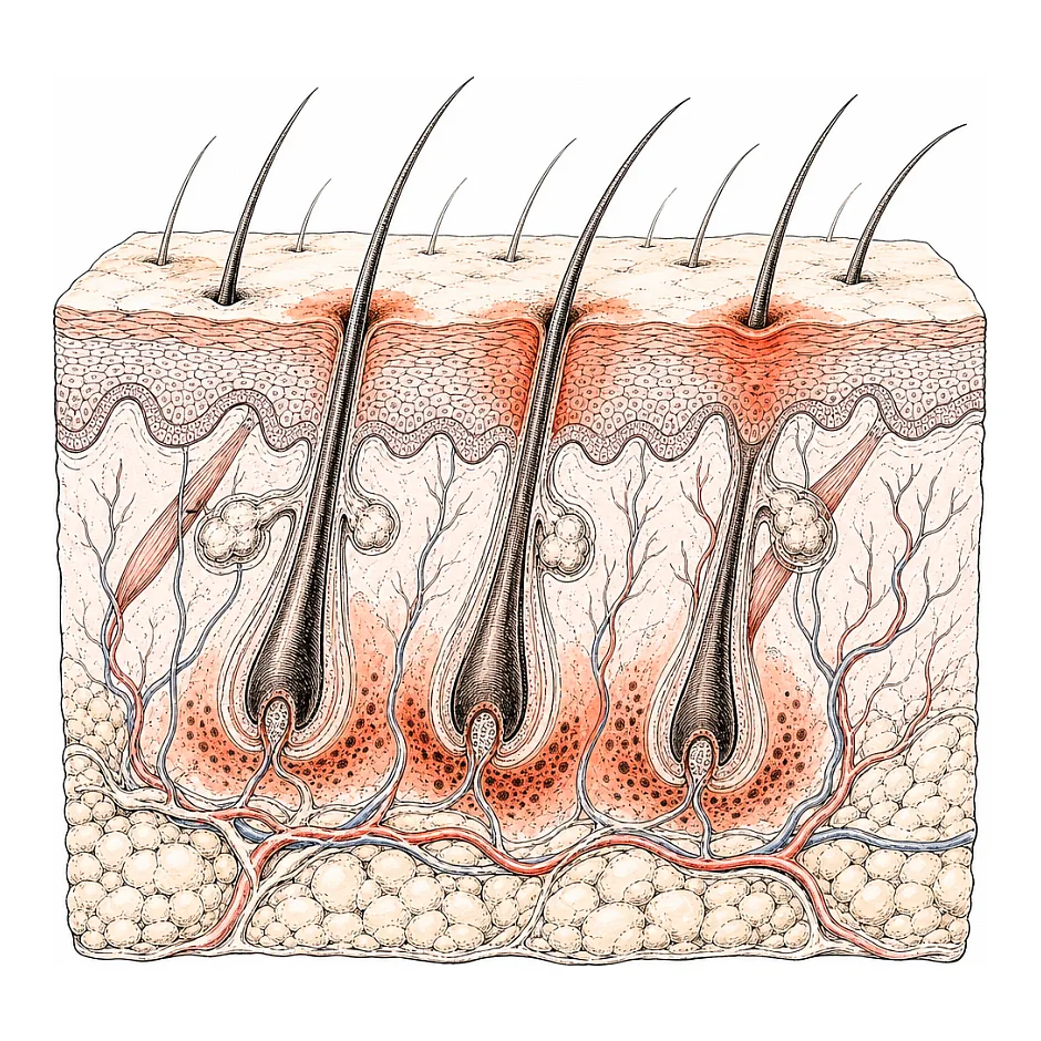آیا لیزر موها لکه های زیر پوست ناشی از مو حل می شود؟