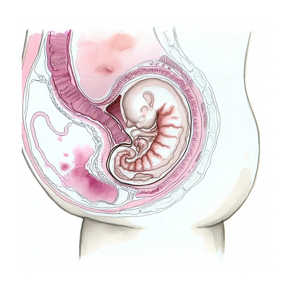 تکان خوردن جنین در پایین شکم در هفته ۳۱ بارداری