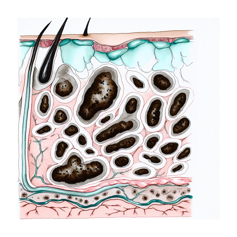 زیاد شدن خال‌های قهوه‌ای و سیاه روی پوست نشانه چیست؟
