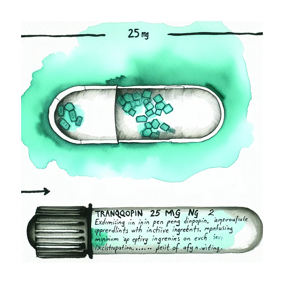 نحوه صحیح مصرف قرص ترانکوپین ۲۵ برای استرس و افسردگی