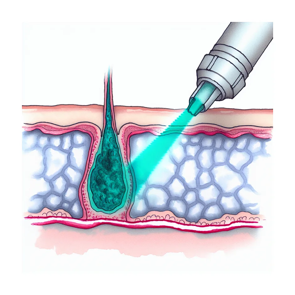 مصرف قرص ال‌دی همزمان با لیزر موهای زائد
