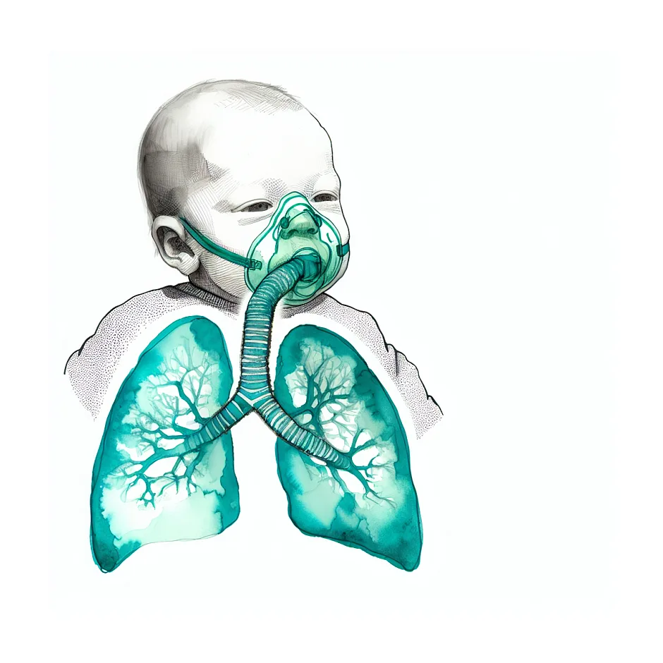 اسپری سالبوتامول و بکلومتازون برای نوزاد ۴ ماهه