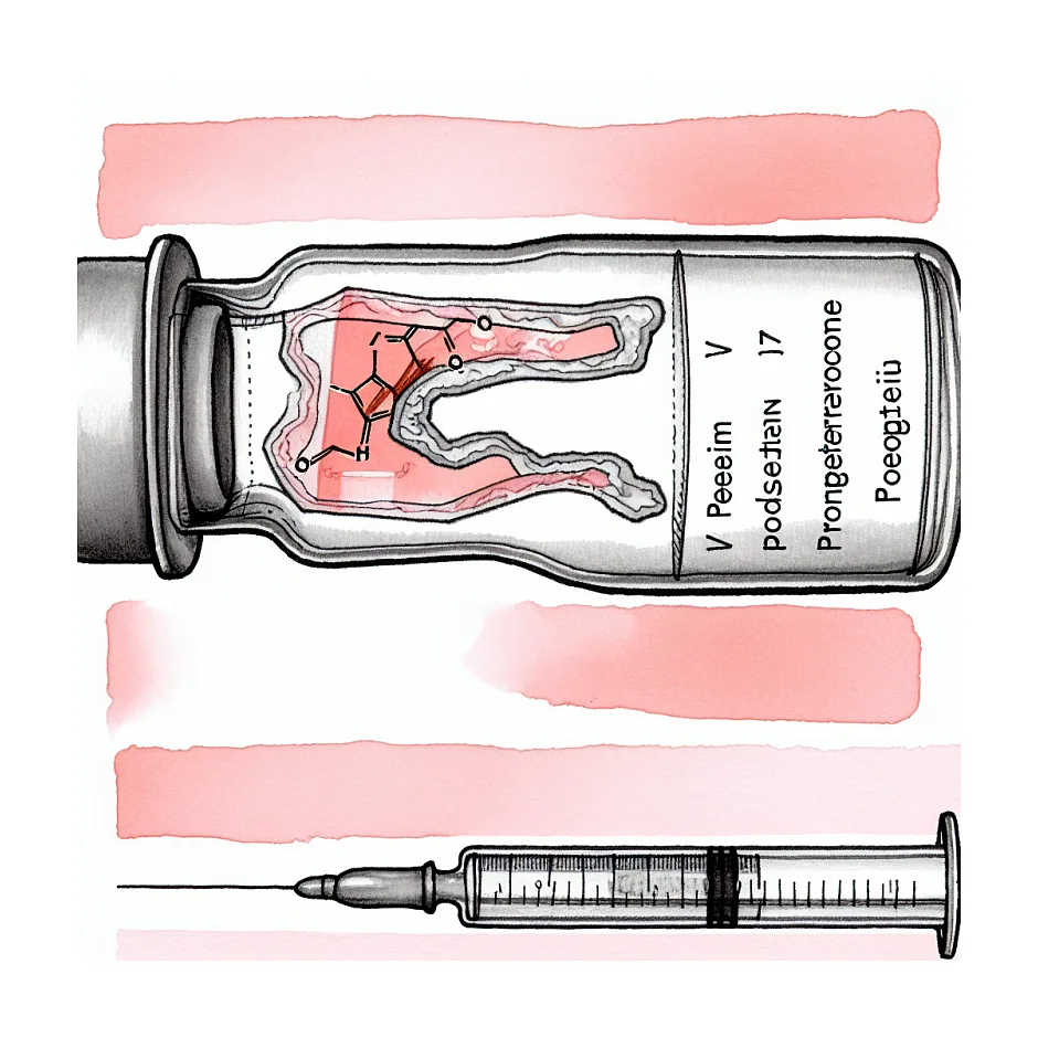 خطر آمپول پروژسترون در بارداری و لکه بینی