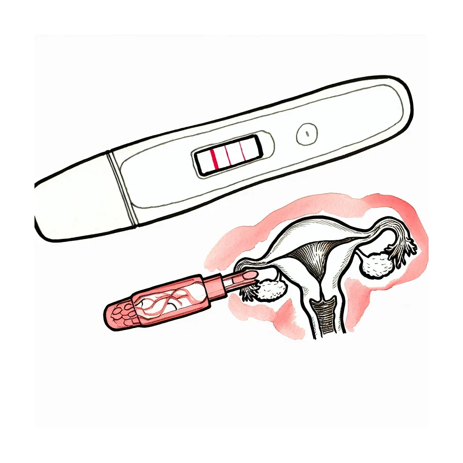 مثبت شدن بیبی چک قبل از تاخیر پریود