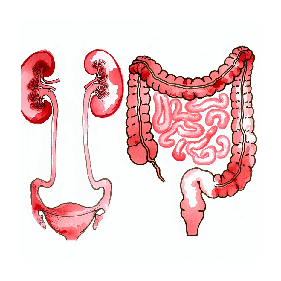 خون همزمان در ادرار و مدفوع نشانه چیست؟
