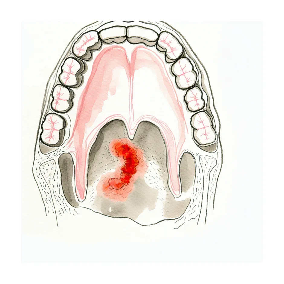 علت جوش کوچک و قرمز روی سقف دهان چیست؟