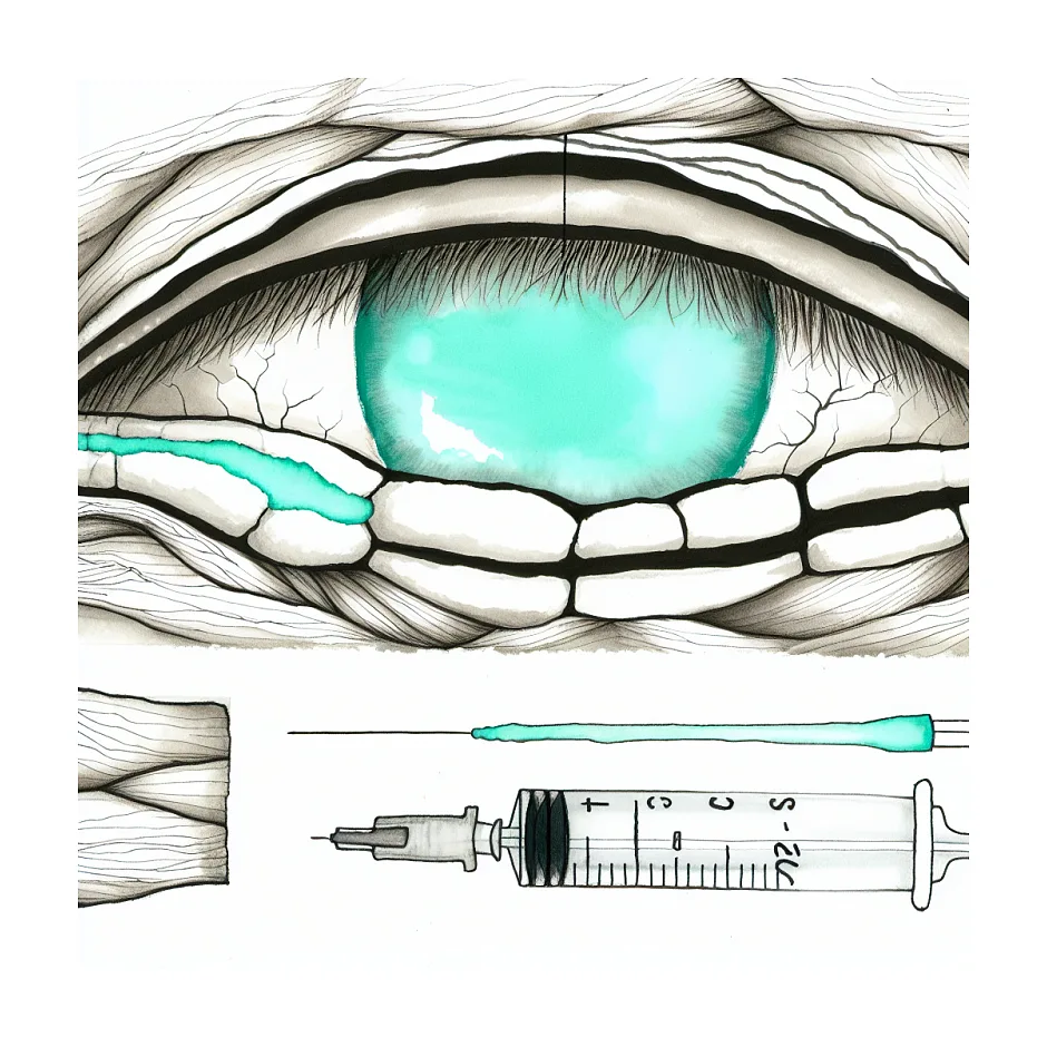 ورم پشت پلک بعد از بوتاکس و تزریق مسکن‌ها