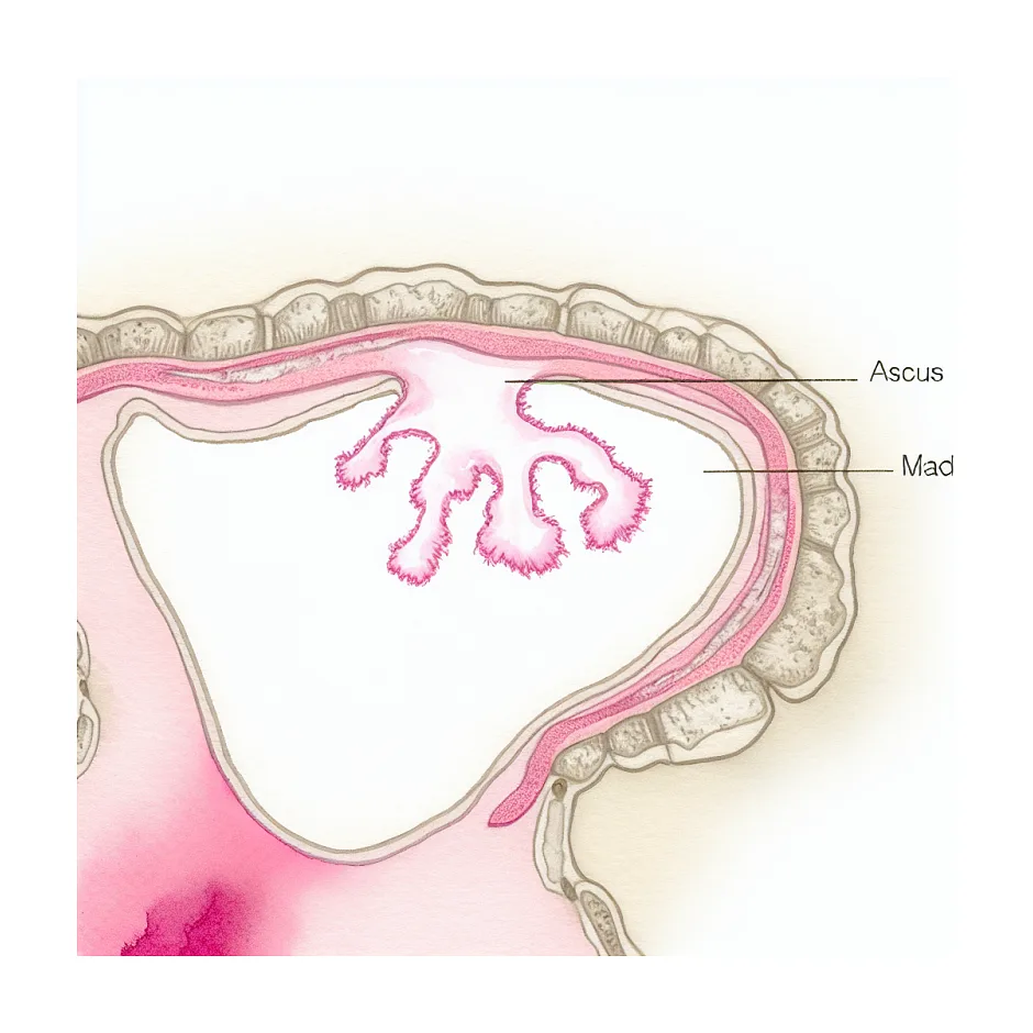 معنی جواب پاپ اسمیر ASCUS و التهاب متوسط