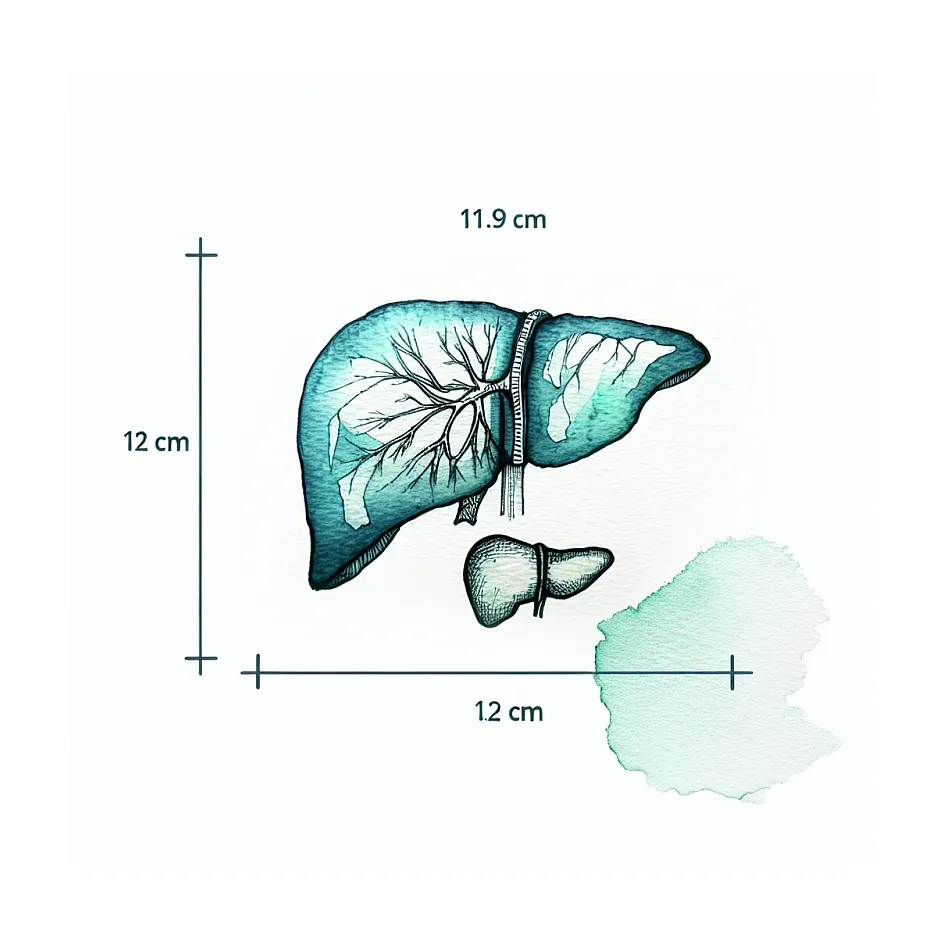 اندازه طبیعی کبد و طحال در معاینه و سونوگرافی