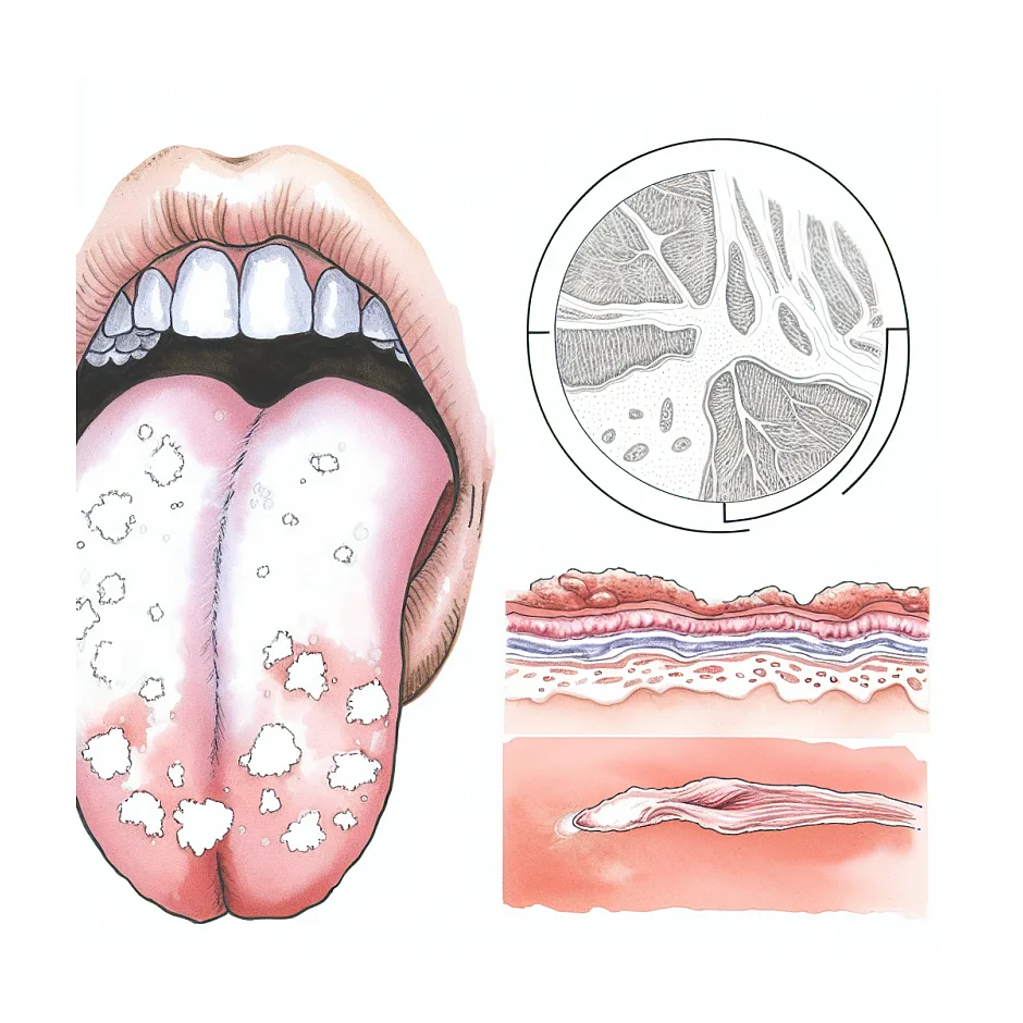 سفید شدن زبان و خشکی دهان؛ آیا نشانه بیماری است؟