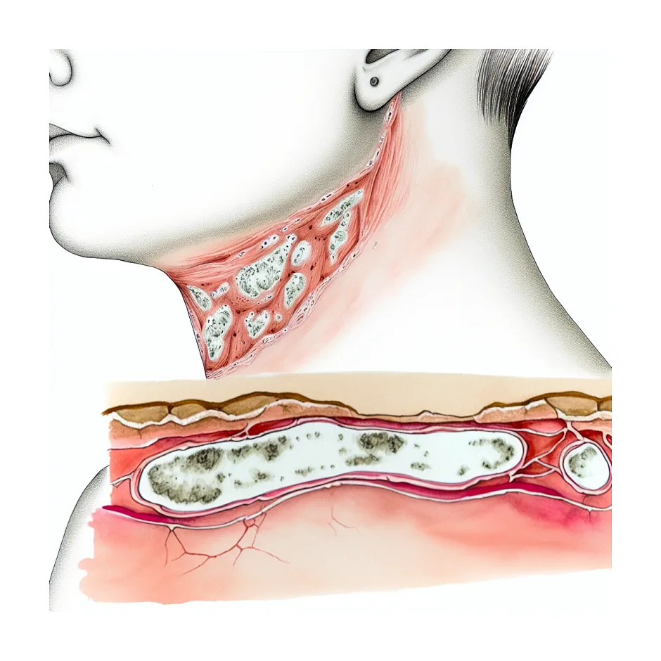لکه‌ های سفید گردن؛ علت و درمان قارچ پوستی