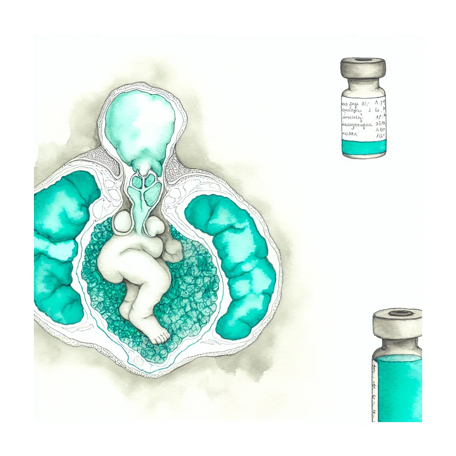 زمان مناسب تزریق آمپول تکامل ریه جنین