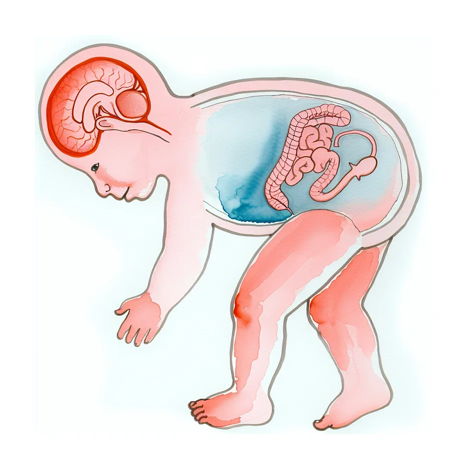 علت داغی سر و شکم و سردی پاها در کودک