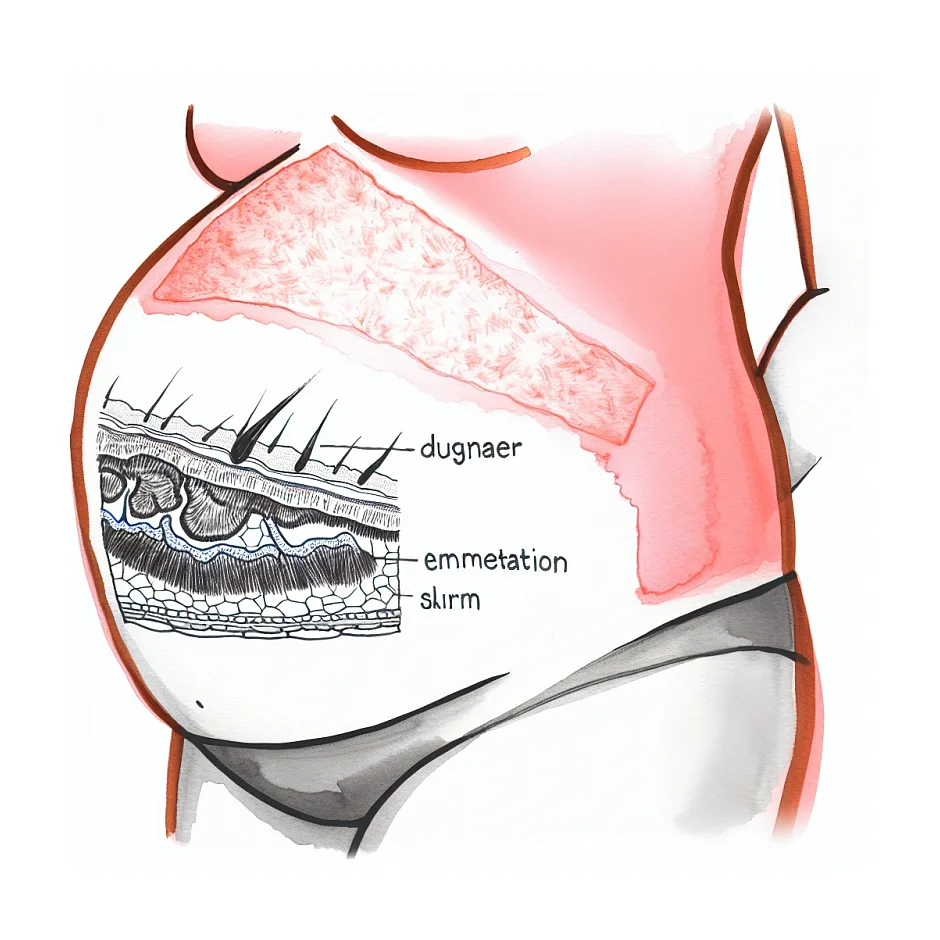 کرم موبر در بارداری و سوختگی پوست شکم