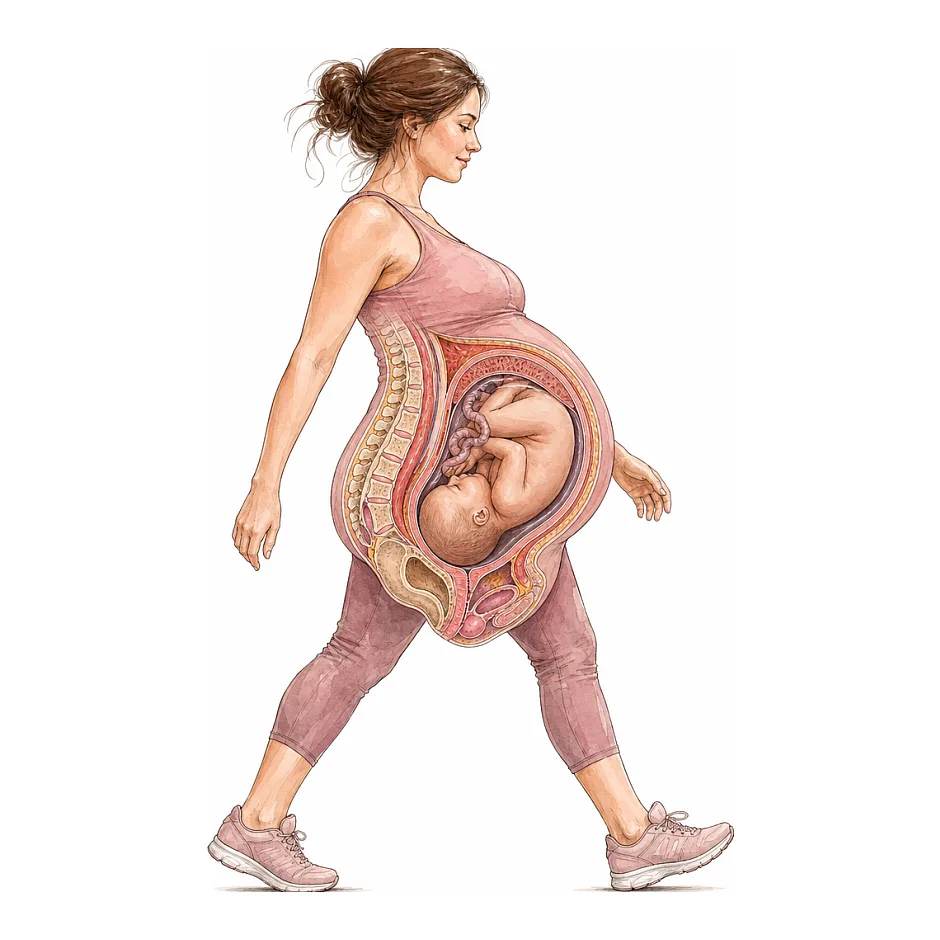 نزدیکی و پیاده روی در ماه اخر بارداری