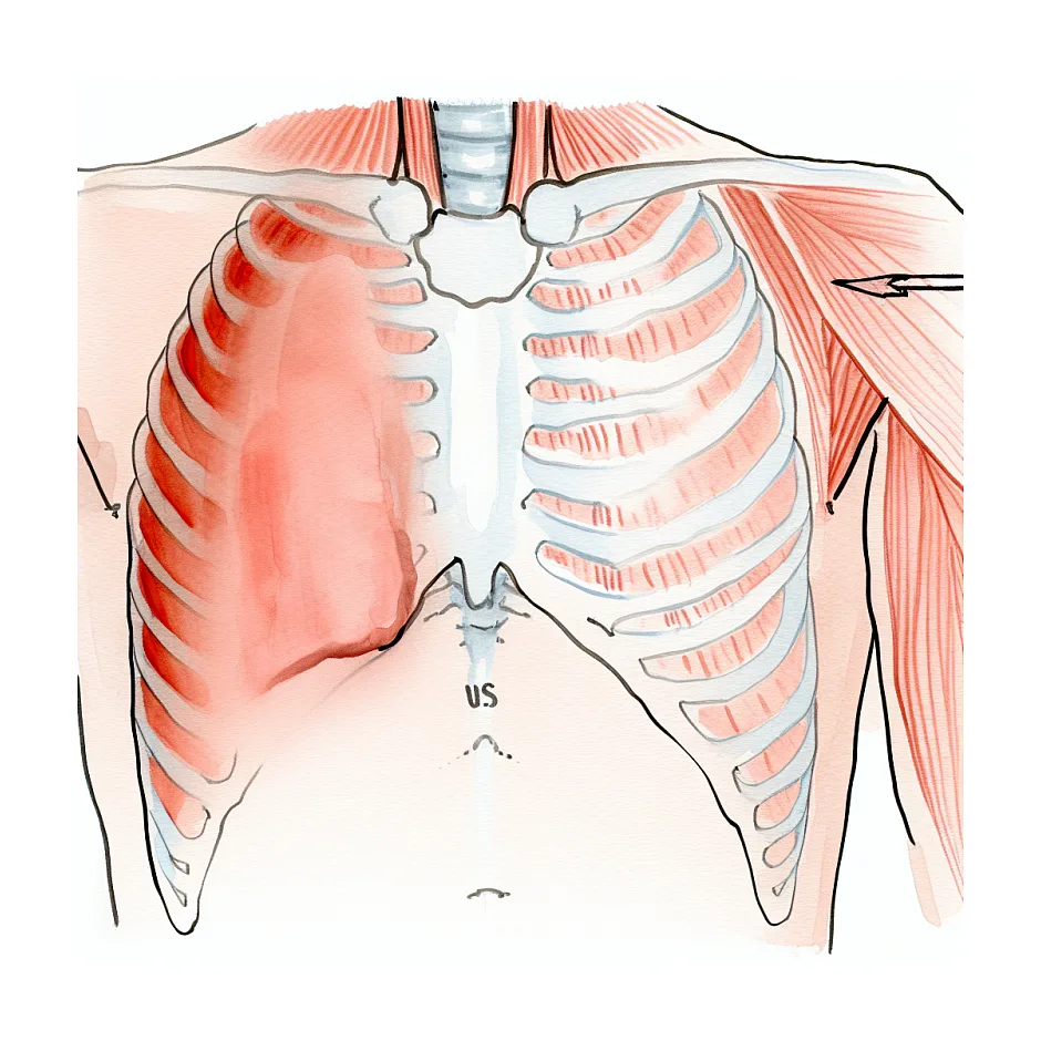 علت سوزش و درد دنده پایین قفسه سینه