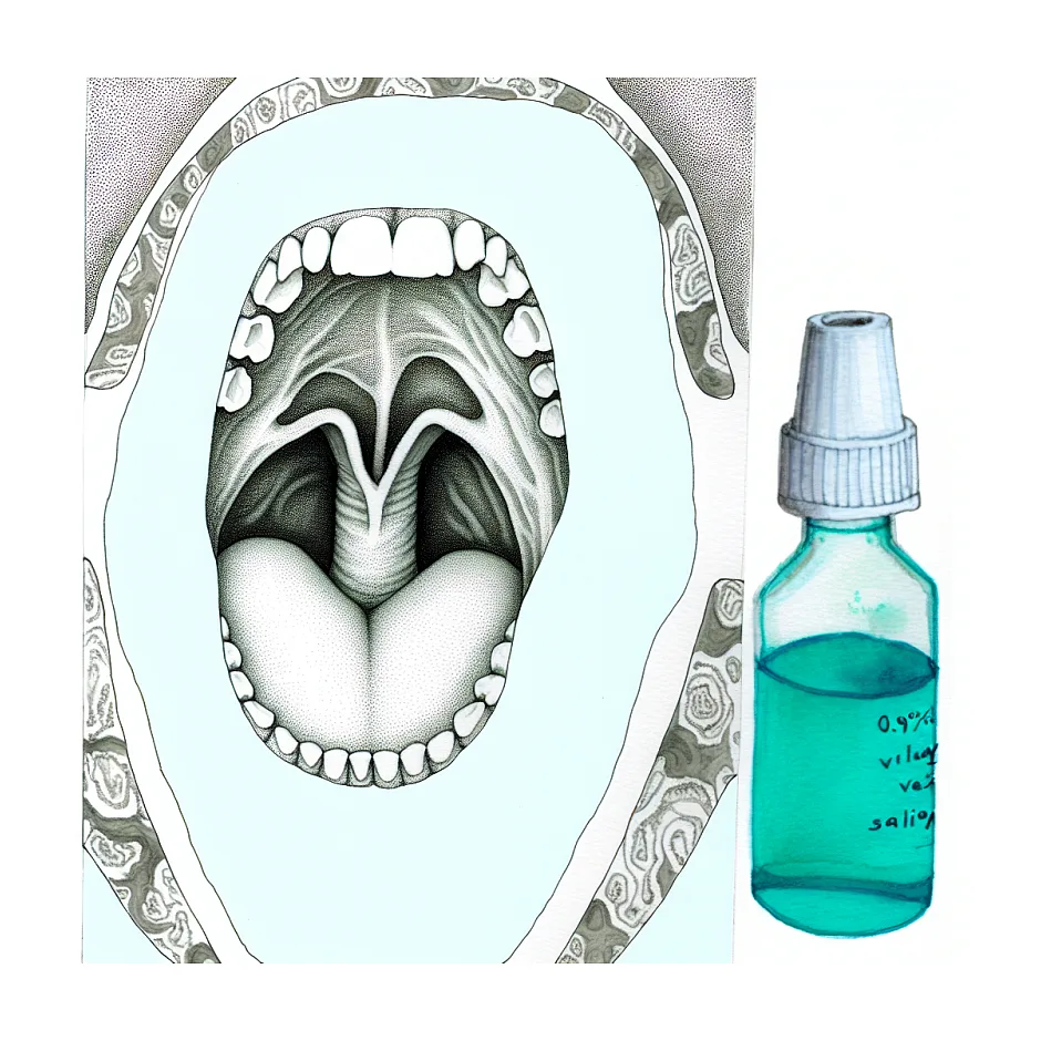 استفاده از سرم سدیم کلراید ۰/۹٪ برای قرقره و شستشوی لوزه و بینی کودکان