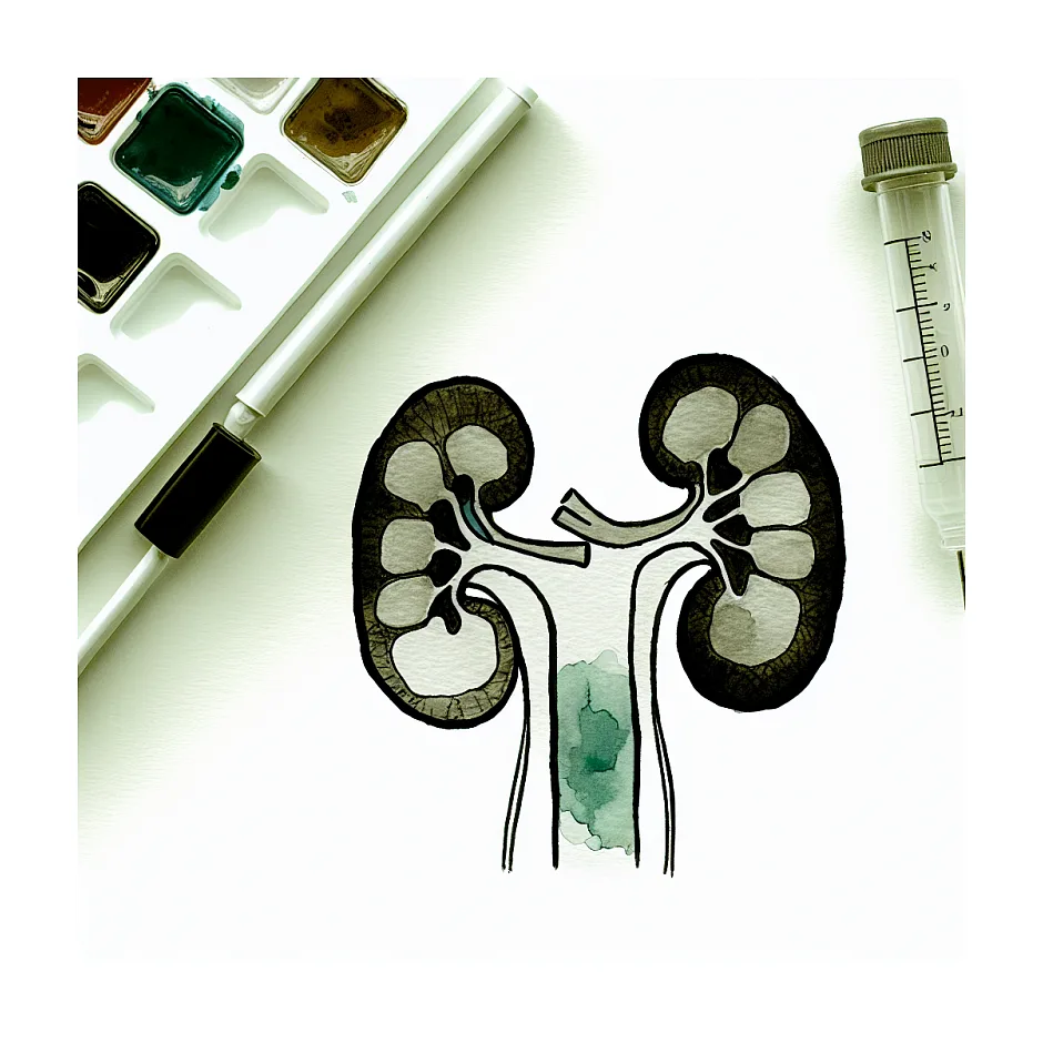 افزایش اکو پارانشیم کلیه و کراتینین ۱.۲ در ۶۷ سالگی