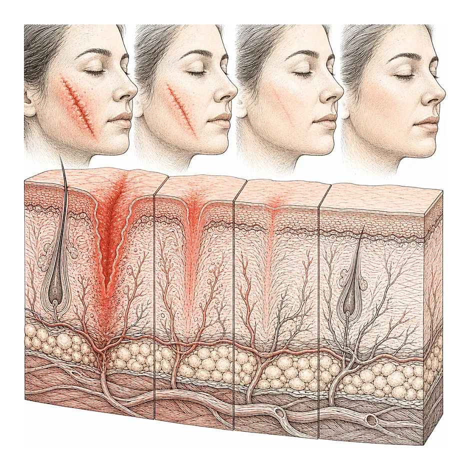 چگونه ترمیم اسکارهای صورت را بهبود بخشیم؟