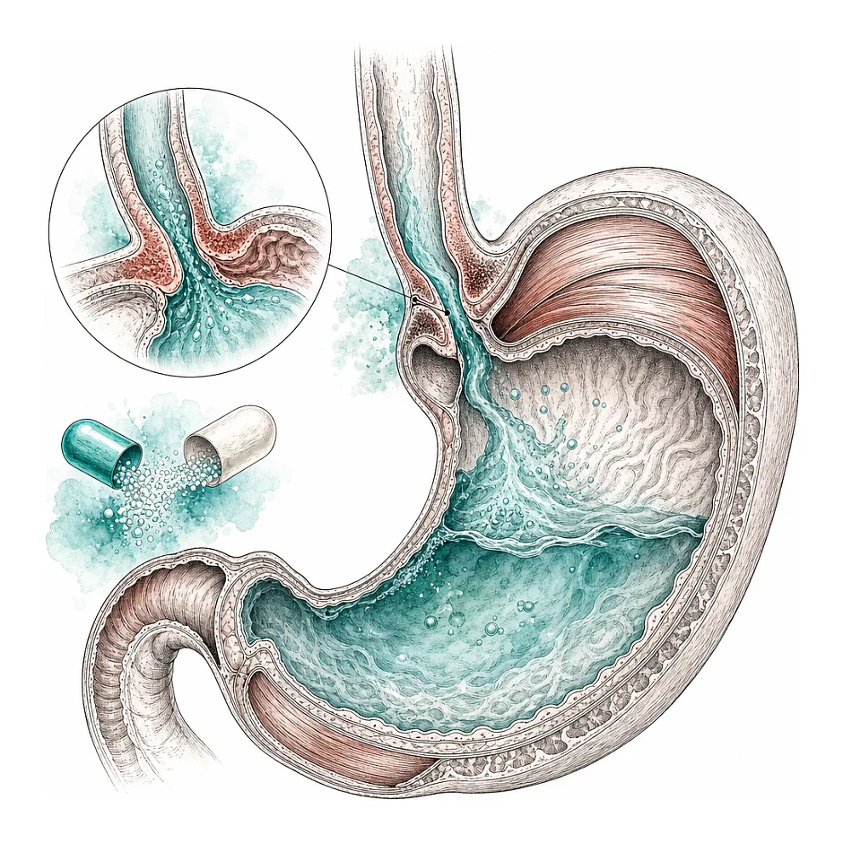 مدت زمان مصرف پنتوپرازول برای درمان رفلاکس معده و مقایسه آن با رانیتیدین