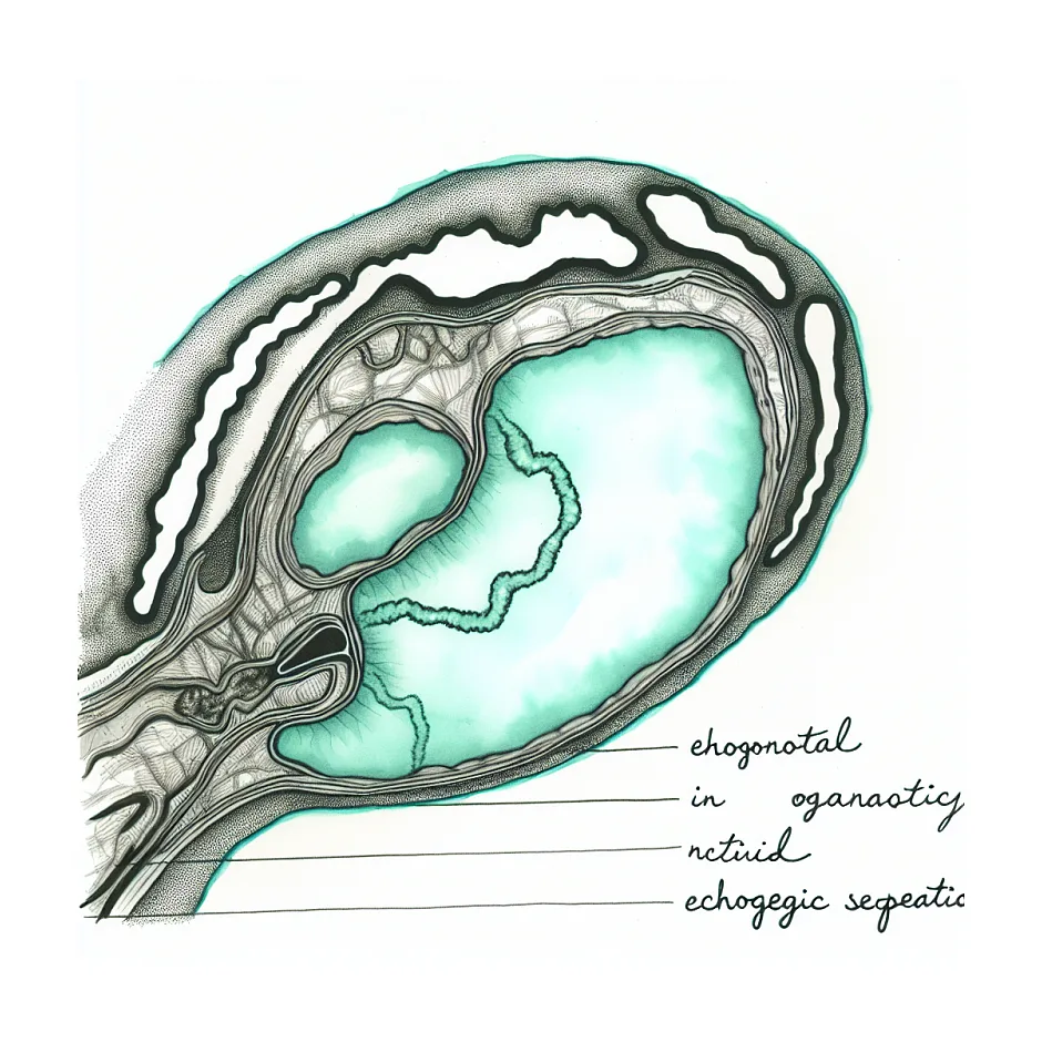 معنی کیست با سپتاهای اکوژن در سونوگرافی