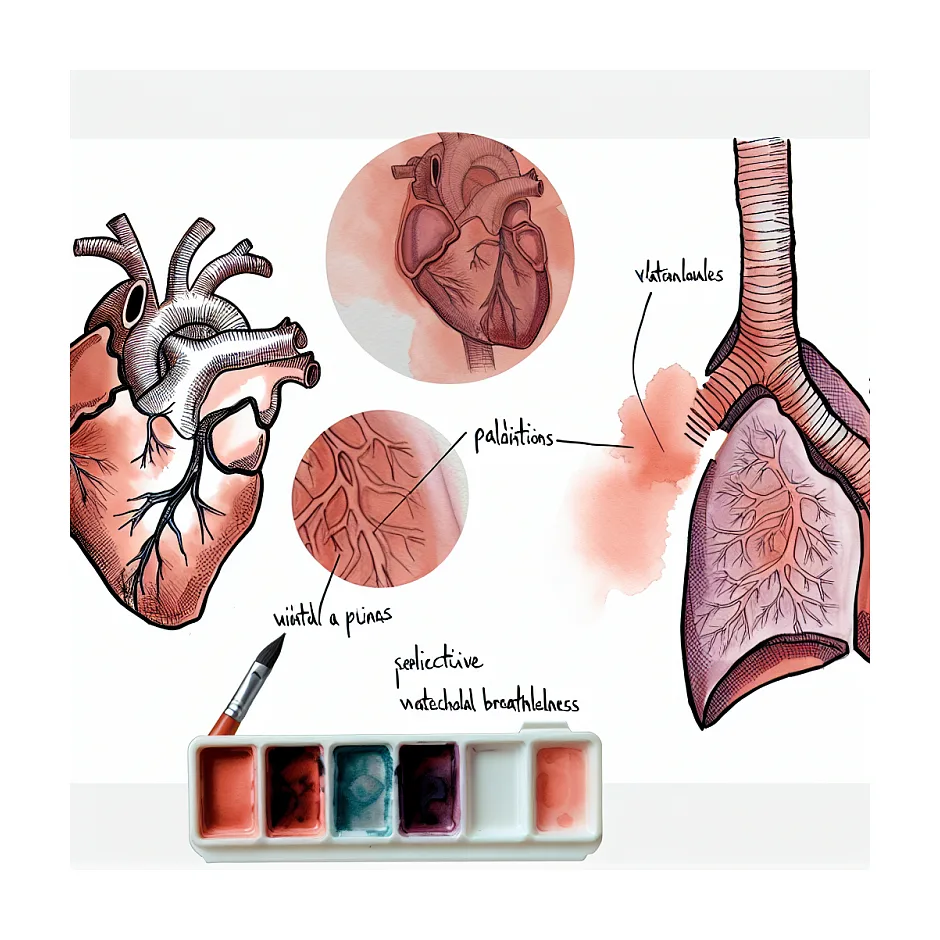 دلایل تپش قلب و تنگی نفس بعد از افطار