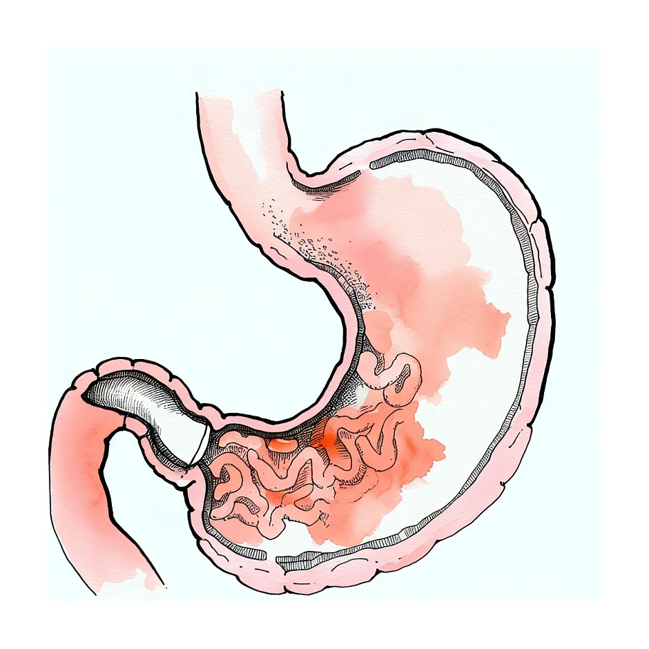 دل‌ضعفه حین غذا خوردن و ضعف معده