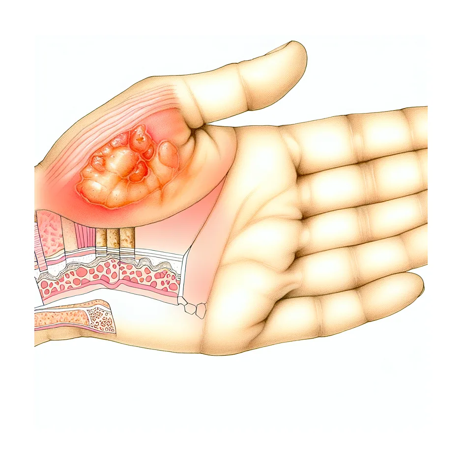 علت تاول کف دست و راهکارهای ساده