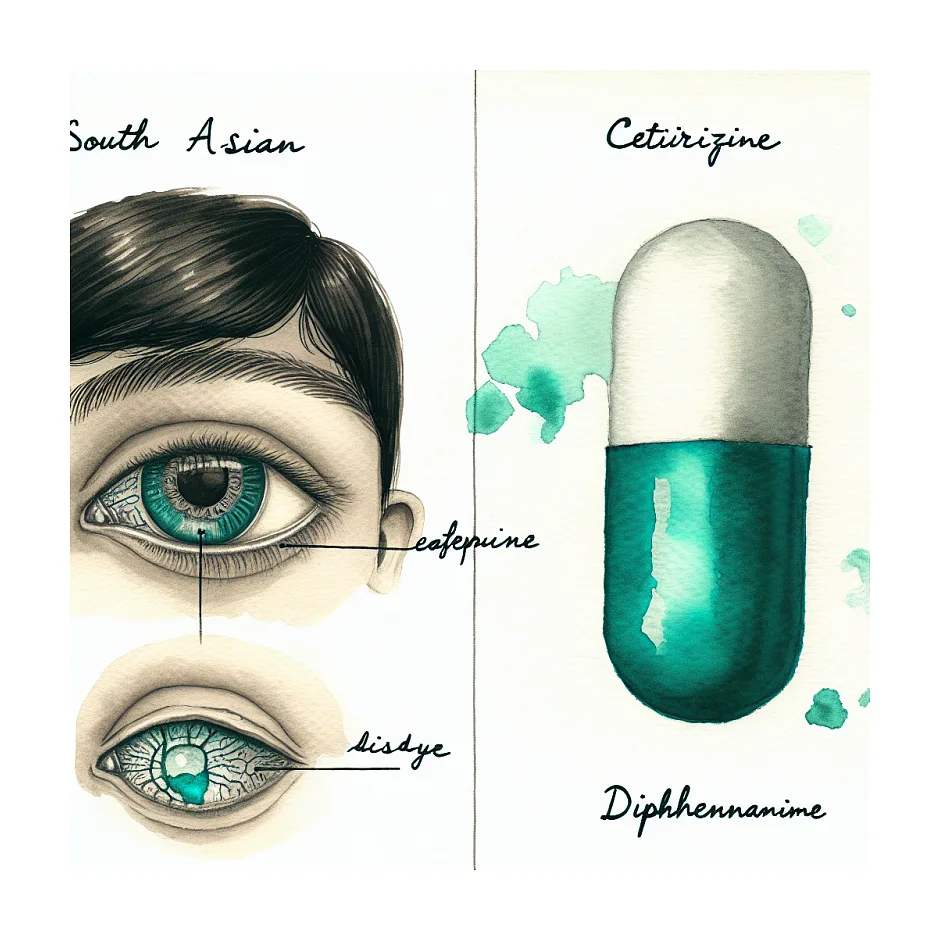 تداخل سیترزین و دیفن‌هیدرامین در سرماخوردگی کودک