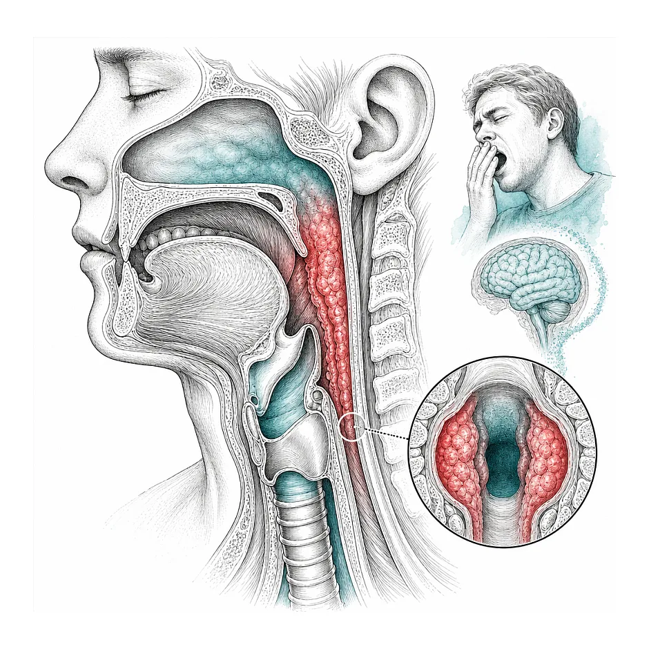 آلودگی دستگاه تنفسی و علایم خواب آلودگی