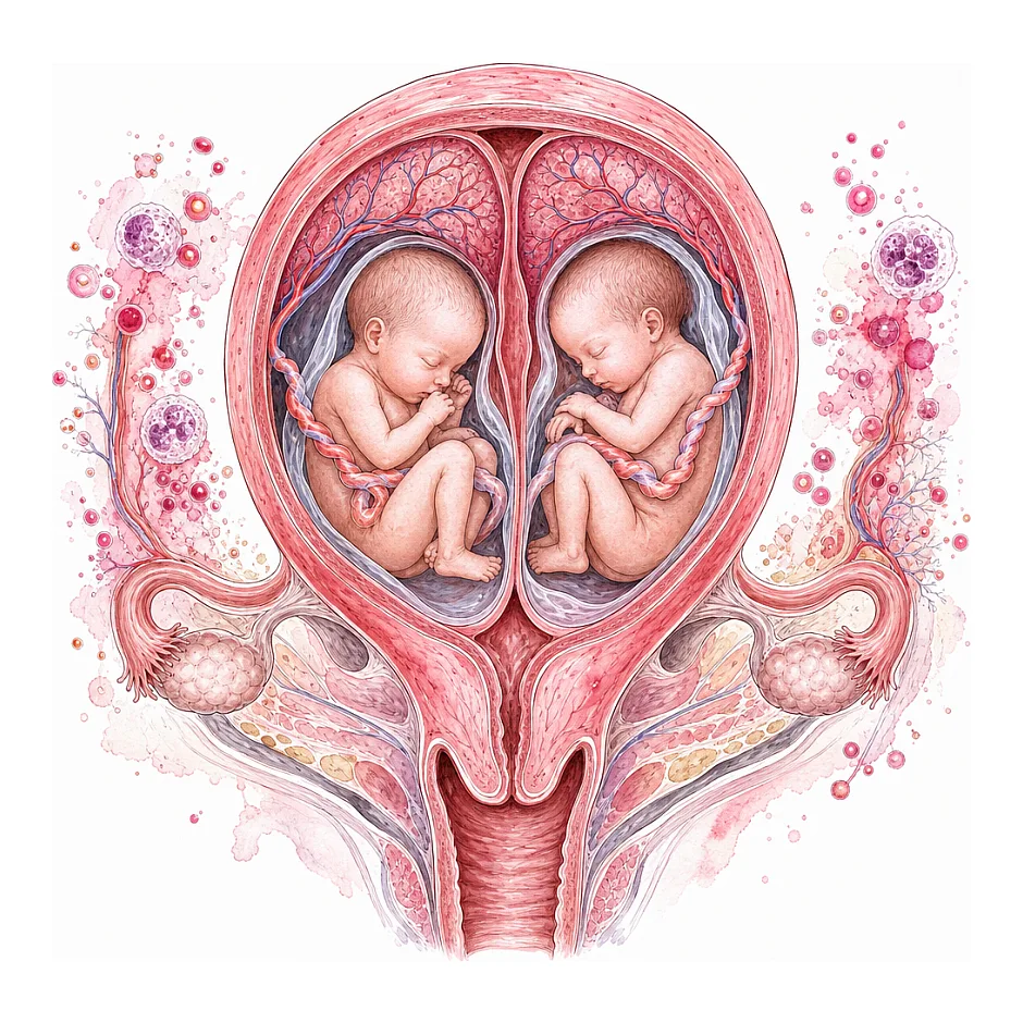 پروتئین بالا و WBC در بارداری دوقلوی IVF: نیازمند توجه فوری