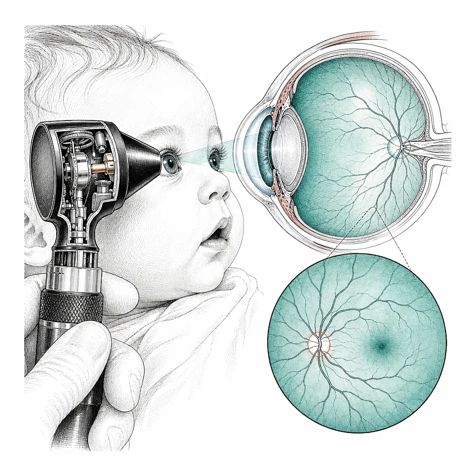 معاینه چشم نوزاد توسط چراغ گوشی: ضرر دارد یا خیر؟