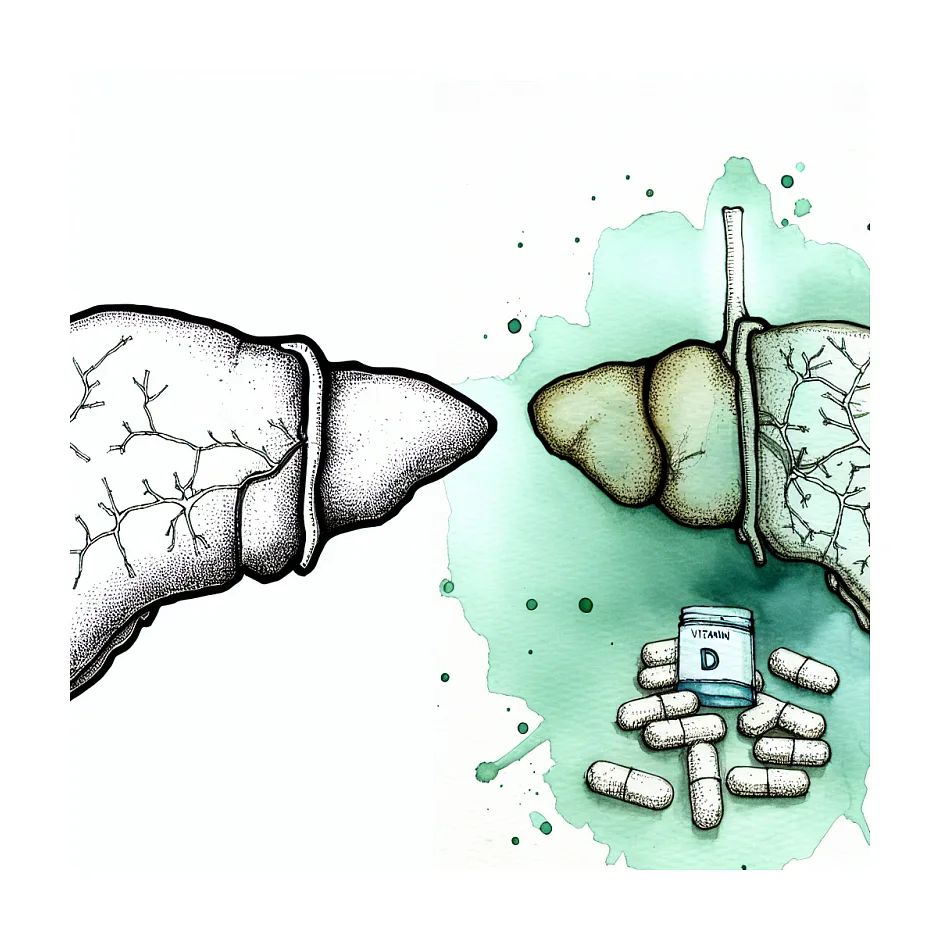 مصرف ویتامین دی ۵۰هزار در کبد چرب گرید۱