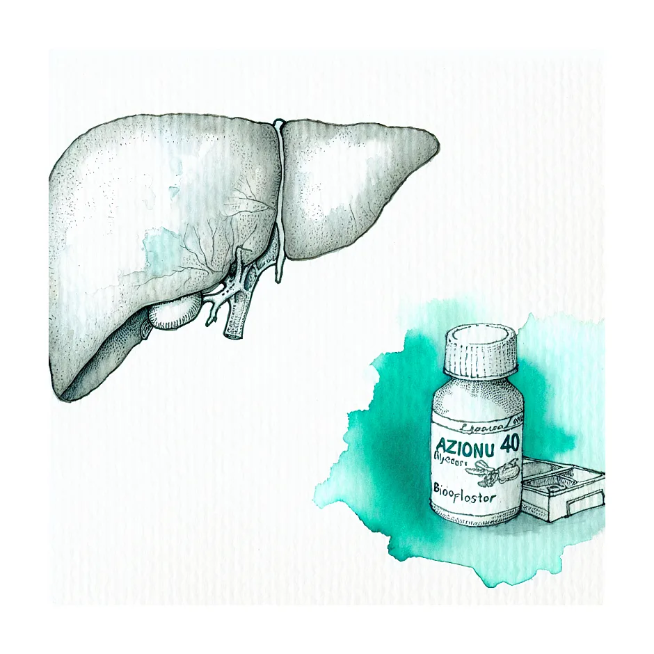 کاربرد آزونیوم ۴۰ و بیوفلورا در کبد چرب