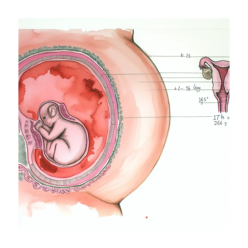 برآمدگی یک طرف شکم در بارداری و دل‌درد خفیف