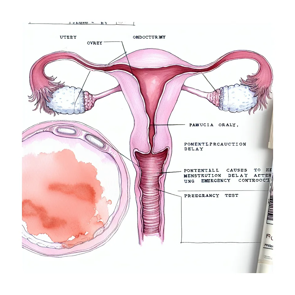 تاخیر پریود بعد از قرص اورژانسی و منفی بودن بی‌بی‌چک