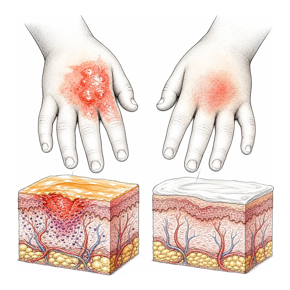 روغن کنجد یا پماد زینک اکساید برای سوختگی دست کودک؟
